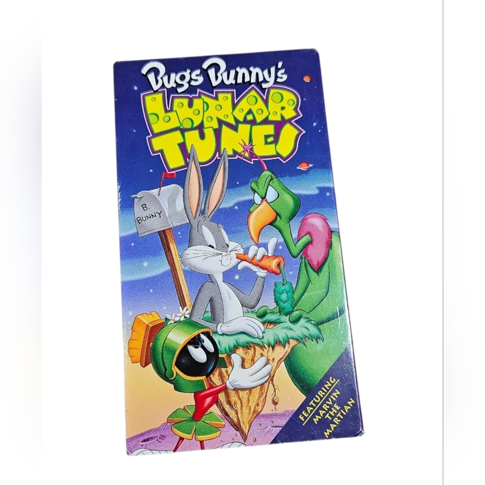 Bugs Bunny's Lunar Tunes, Warner‎ Home Video 1993 Movie VHS Marvin The Martian